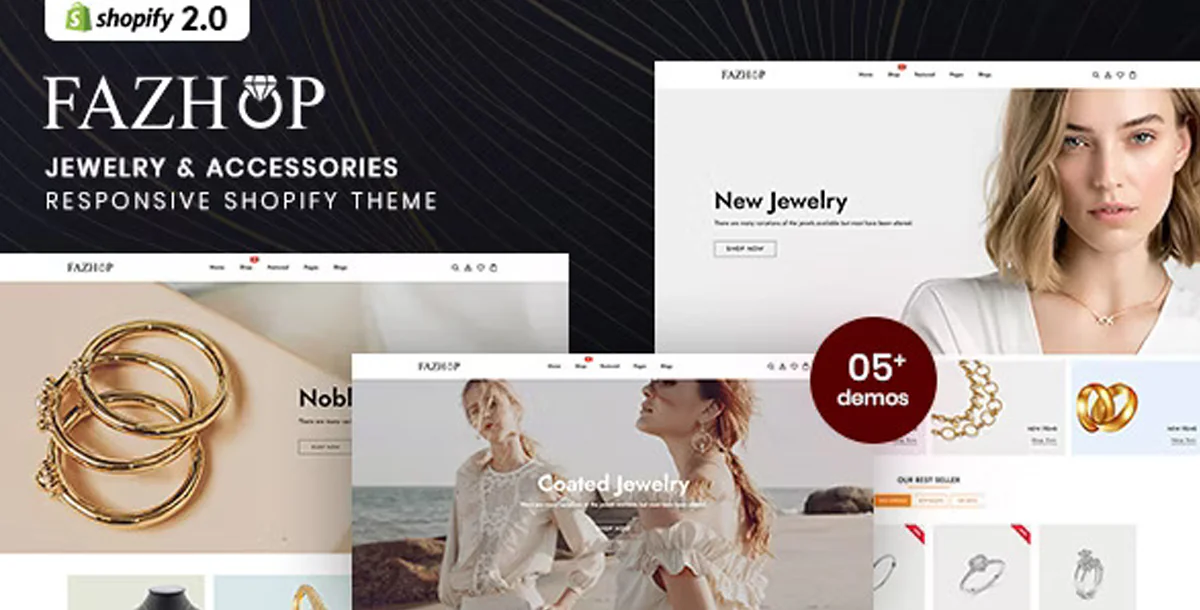 Fazhop – Elegant Jewelry & Accessories Responsive Shopify Theme