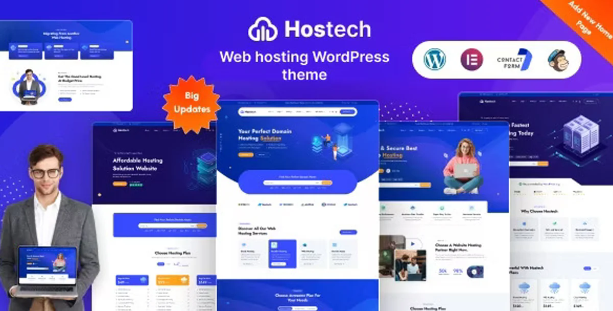 Hostech – Premium Web Hosting & Server Management WordPress Theme