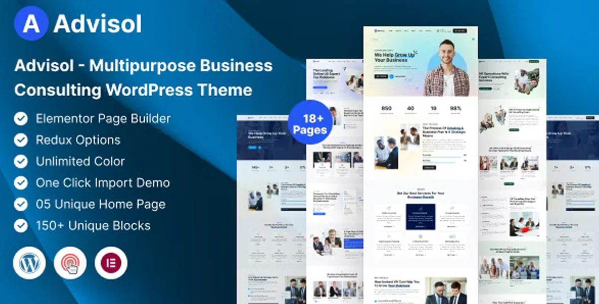 Advisol – Premium Consulting & Business Strategy WordPress Theme