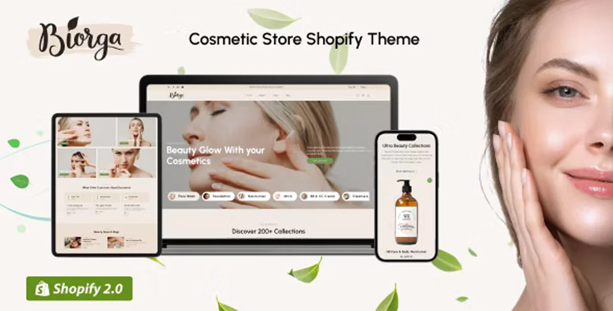 BiOrga - Premium Organic Cosmetics Shop Shopify Theme