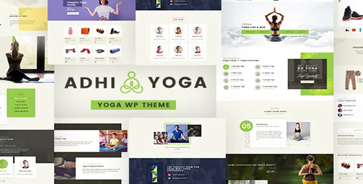 Adhi Yoga - Simple & Relaxing WordPress Theme for Wellness & Fitness