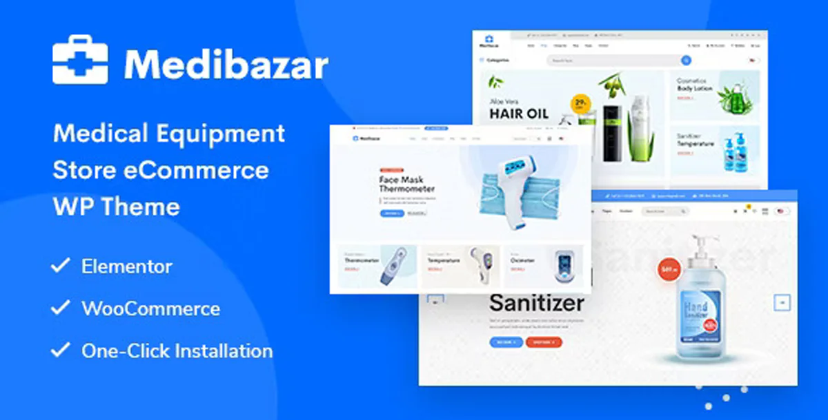 Medibazar – Advanced Medical WooCommerce Theme for Healthcare Stores