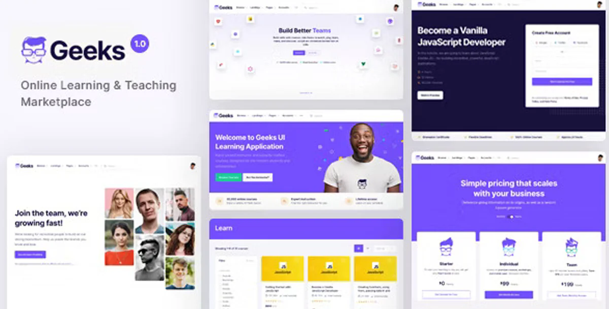 Geeks - Complete WordPress Theme for Easy Online Learning